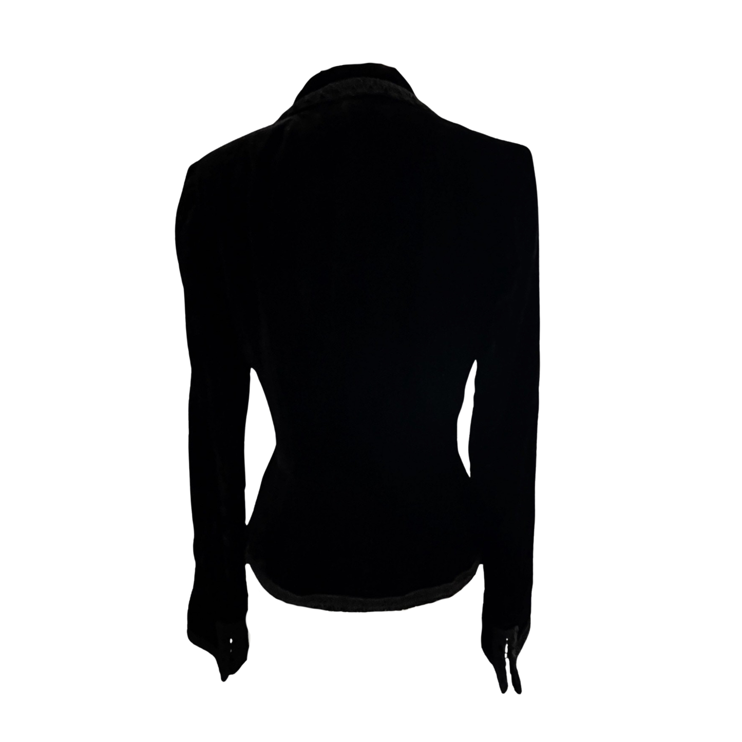 VELVET LACE TRIM JACKET
