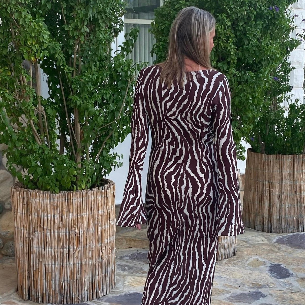 THE GIA ZEBRA DRESS