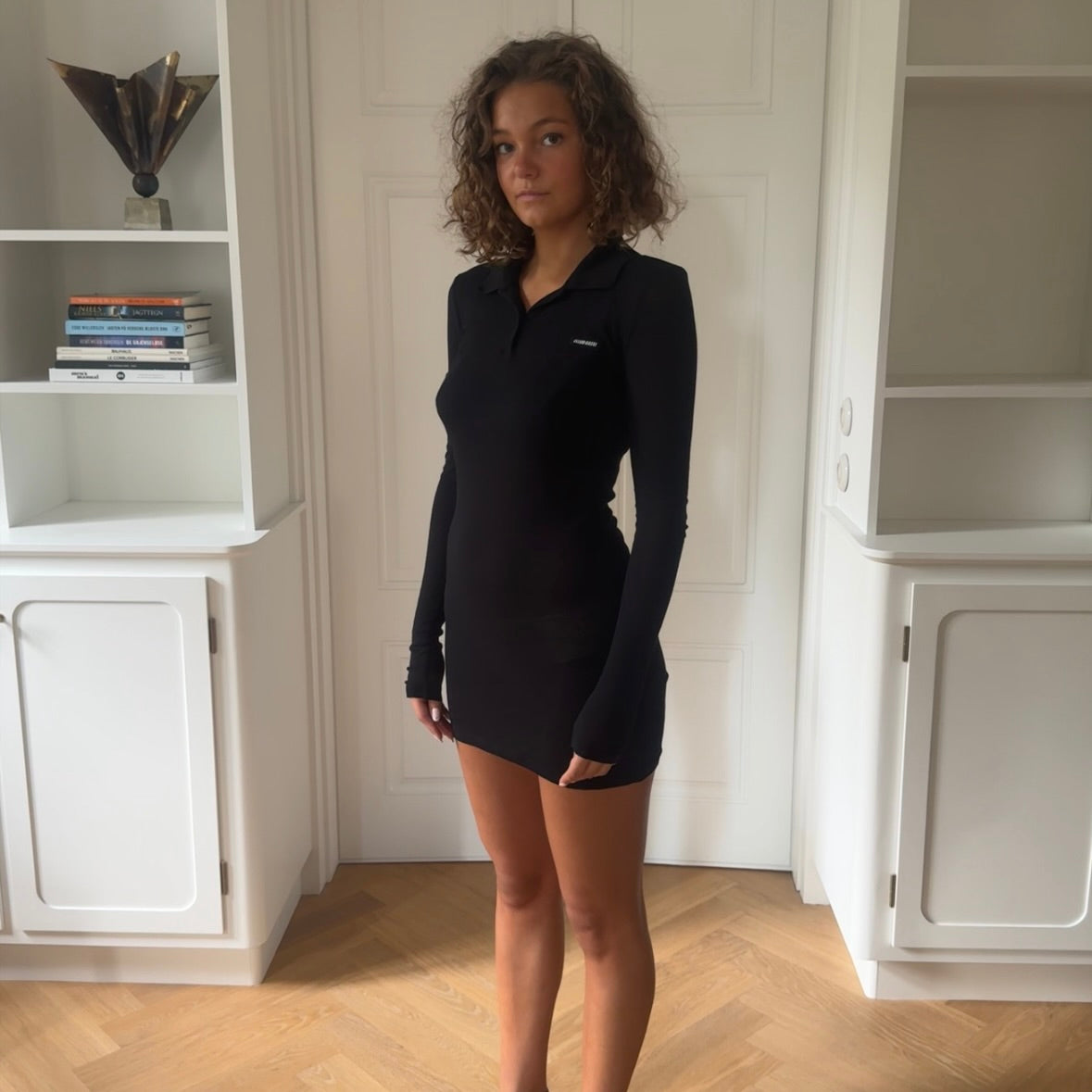 MIU MIU JERSEY POLO DRESS