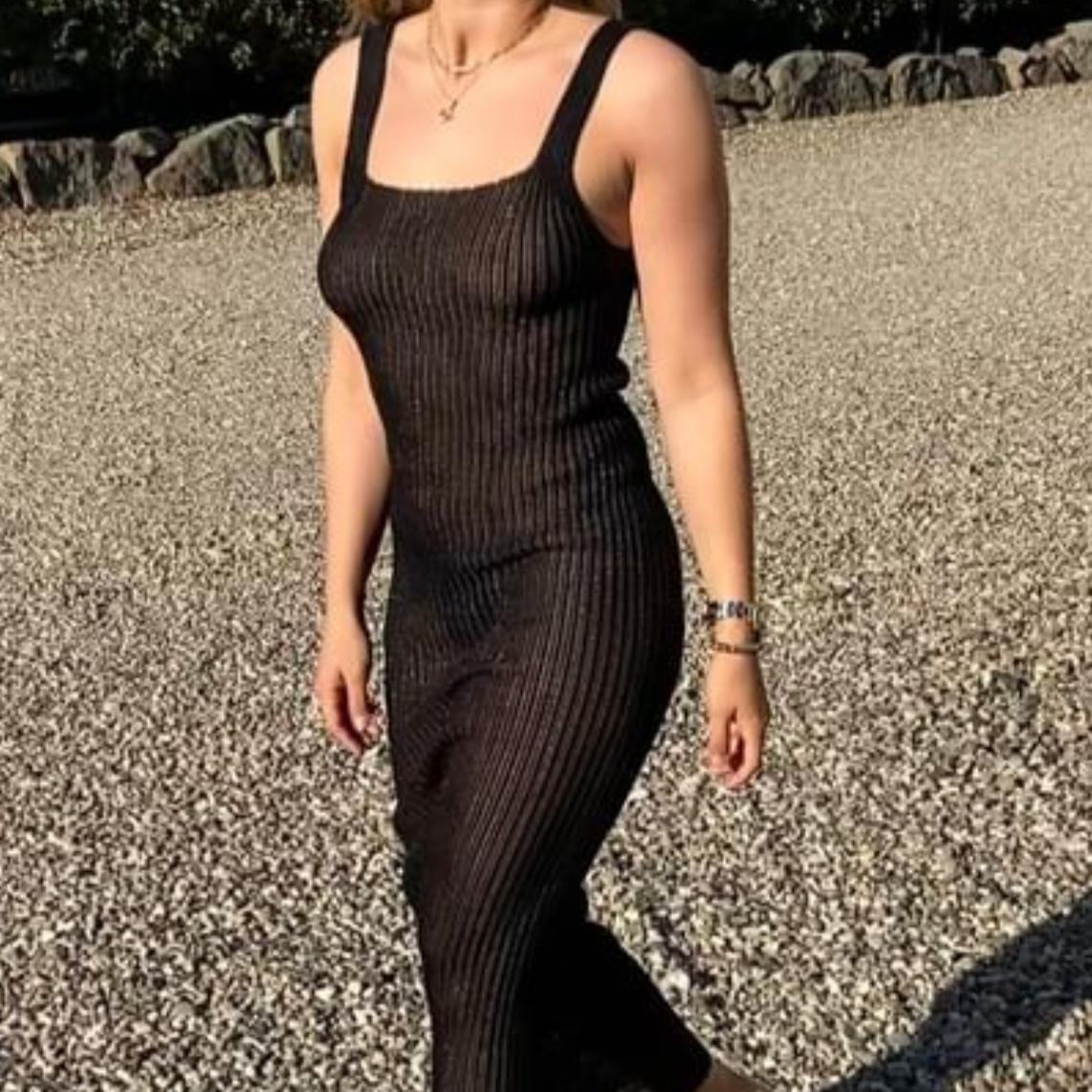 EMMA RIBBED KNIT MAXI DRESS
