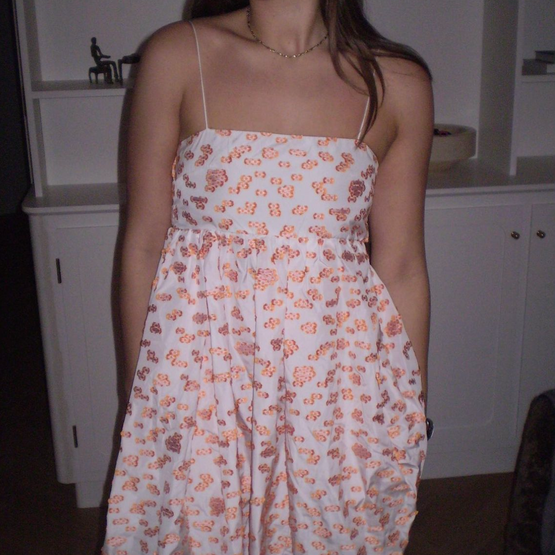 JILLY SASH-WAIST FLORAL FIL COUPÉ DRESS