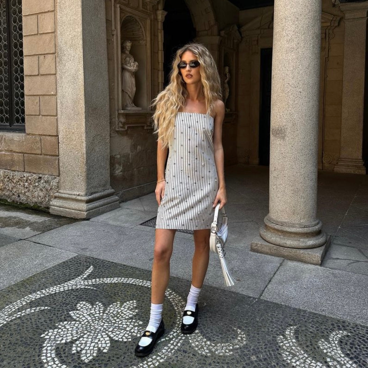 MINI SUSPENDER CC LOGO DRESS