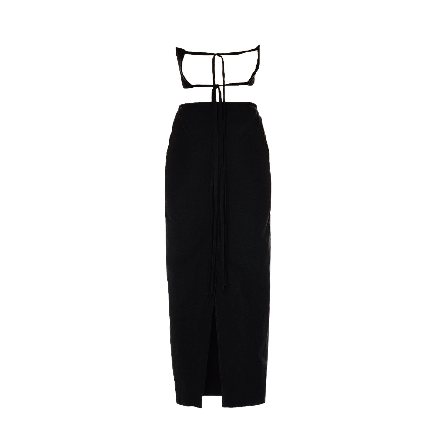 STRAPLESS LOOPHOLE DRESS