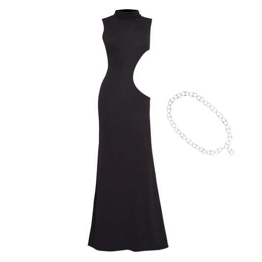 WIDOW DRESS & DISCO BELT